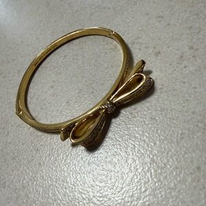 Kate Spade Elegant Gold Bow Bracelet